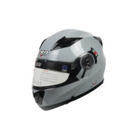 MTP CRN parlak gri çene açılır motosiklet kaskı XL modüler motor kaskı güvenli sürüş ekipmanı