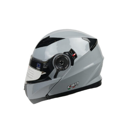 MTP CRN parlak gri çene açılır motosiklet kaskı XL modüler motor kaskı güvenli sürüş ekipmanı