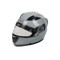MTP CRN parlak gri çene açılır motosiklet kaskı XL modüler motor kaskı güvenli sürüş ekipmanı