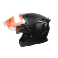 MTP MT Kask mat siyah düz yarım motosiklet kaskı M şehir içi sürüş için hafif motor kaskı
