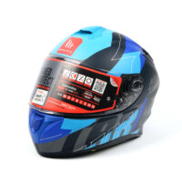 MTP MT lacivert mavi full face kask M tam kapalı motosiklet kaskı yüksek güvenlik