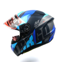 MTP MT lacivert mavi full face kask M tam kapalı motosiklet kaskı yüksek güvenlik