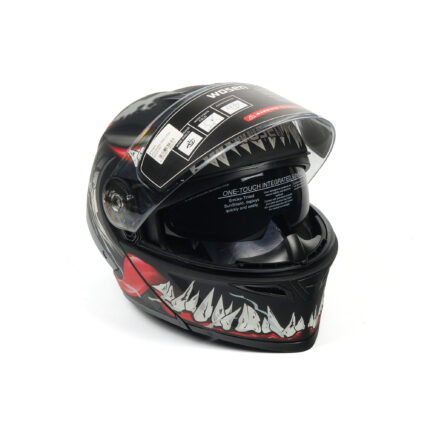 MTP Wosen dişli çene açılır kask XL modüler motosiklet kaskı güvenli mekanizma