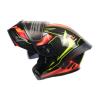 MTP Wosen fosforlu sarı turuncu çene açılır motosiklet kaskı XL modüler motor kaskı yüksek görünürlük