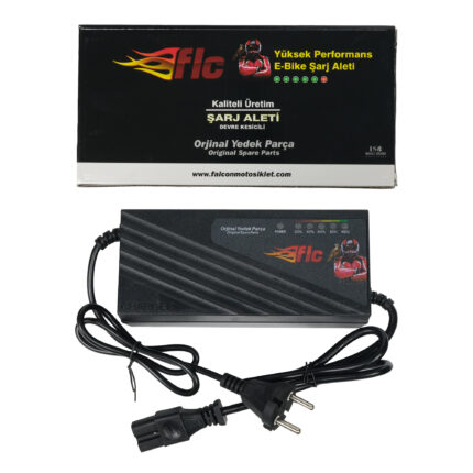 YDP Falcon 48V 14Ah şarj aleti elektrikli bisiklet şarj cihazı hızlı güvenli şarj